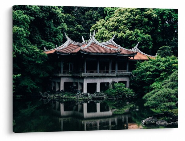 A japán nemzeti kert képe (70x50 cm)
