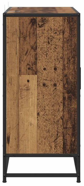 VidaXL Széf Antik Fa 92 x 35 x 76 cm Szerelt Fa