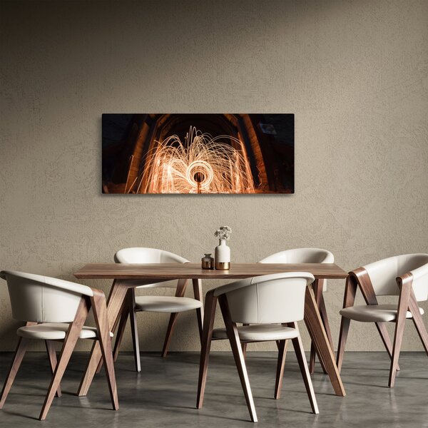 Kép - Fényes show a síneken (120x50 cm)