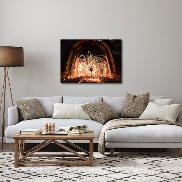 Kép - Fényes show a síneken (70x50 cm)