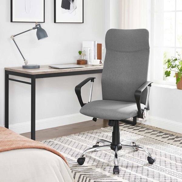 Irodai forgószék szövet huzattal - szürke