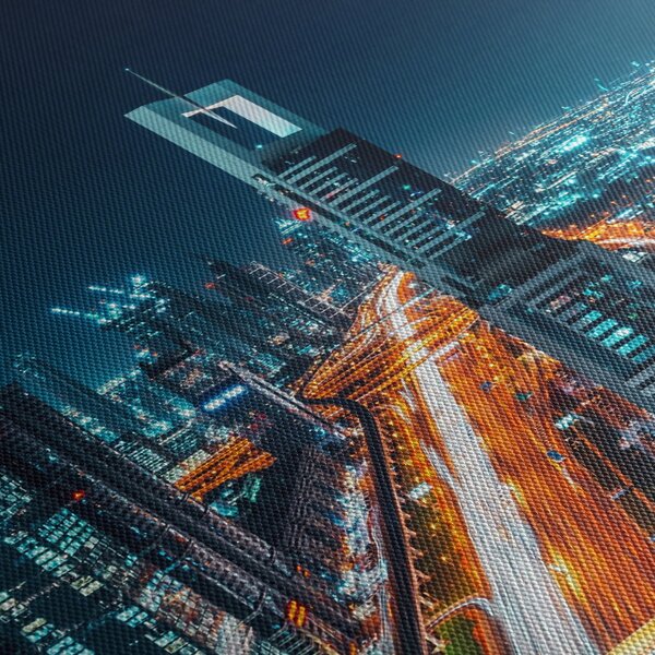 Kép - Dubai éjszaka (90x60 cm)