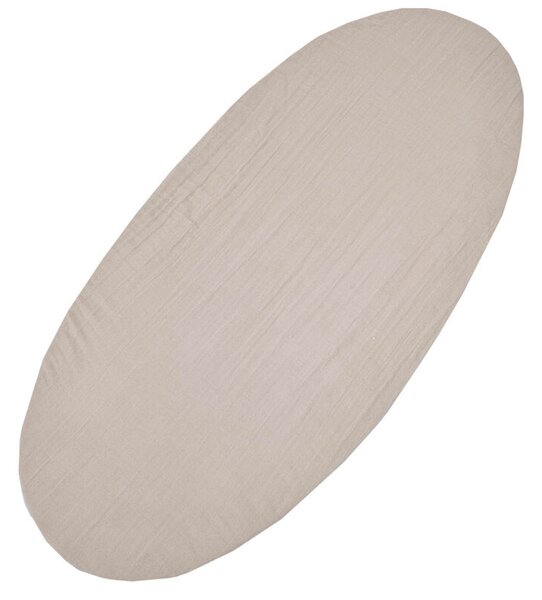 EKO Muszlin lepedő gumírozott Powder Rose 40x80 cm