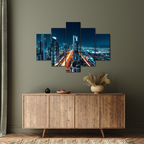 Kép - Dubai éjszaka (150x105 cm)