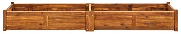 VidaXL Akácfa Magaságyás - 200x50x25 cm
