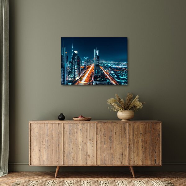 Kép - Dubai éjszaka (70x50 cm)