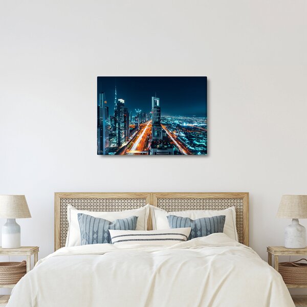 Kép - Dubai éjszaka (70x50 cm)