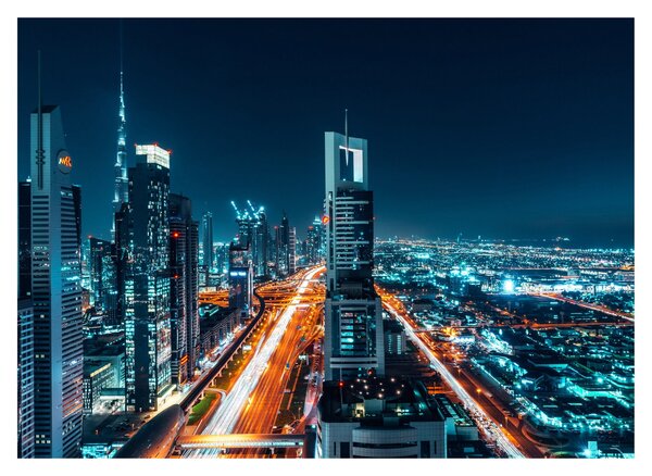 Kép - Dubai éjszaka (70x50 cm)
