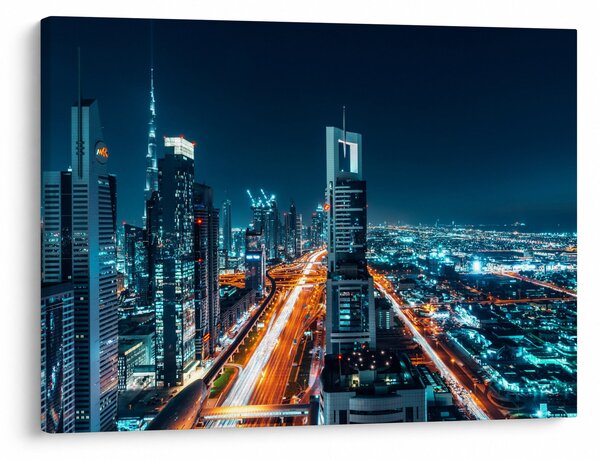 Kép - Dubai éjszaka (70x50 cm)