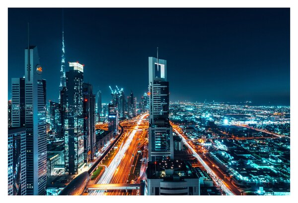Kép - Dubai éjszaka (90x60 cm)