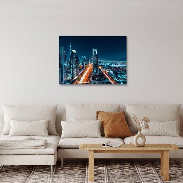 Kép - Dubai éjszaka (70x50 cm)