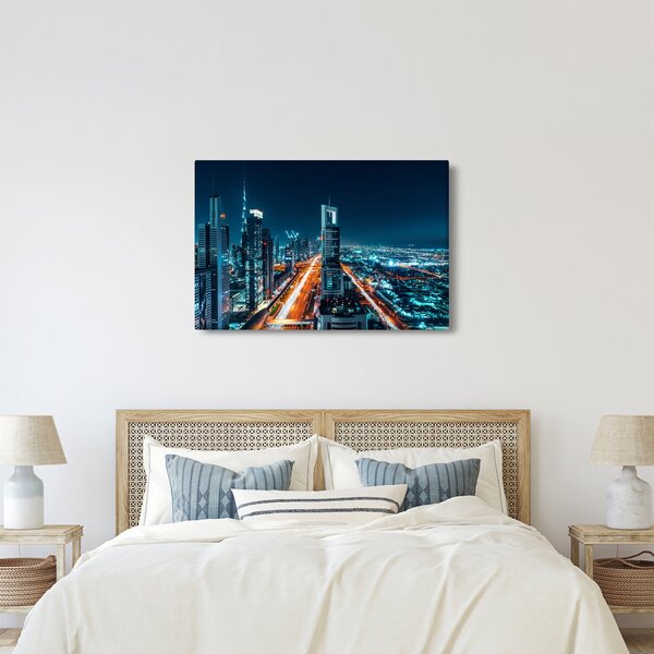 Kép - Dubai éjszaka (90x60 cm)