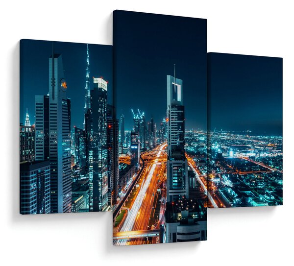Kép - Dubai éjszaka (90x60 cm)