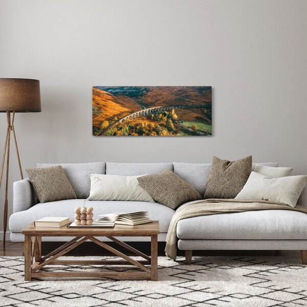 Híd képe a skót völgyben (120x50 cm)