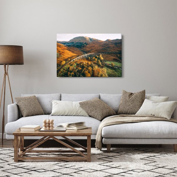 Híd képe a skót völgyben (90x60 cm)