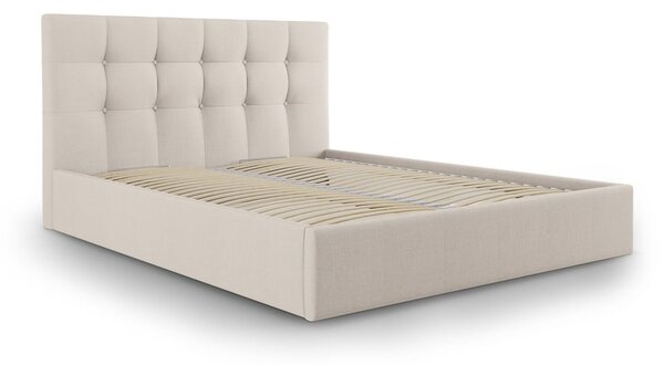 Nerin bézs kétszemélyes ágy, 180 x 200 cm - Mazzini Beds