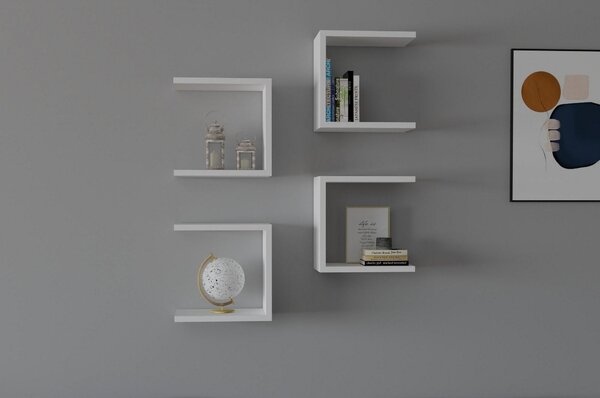 Fali polc base - white