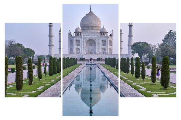 Kép - Taj Mahal napkeltekor (90x60 cm)