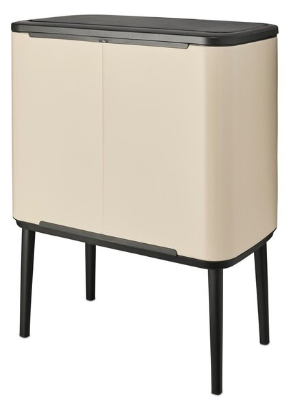 Bézs acél érintésre nyíló szelektív szemetes 33 l Bo Touch Bin – Brabantia