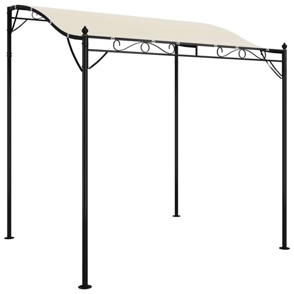 Acél- és Szövet Pavilon - Krémszínű - 2x2,3m
