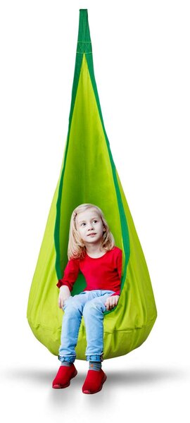 NeoSport egyszemélyes Csepphinta, párnás, 140x55 cm, 80 kg - Zöld