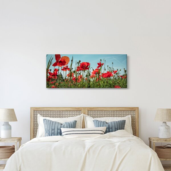 Kép - Pipacsos mező (120x50 cm)