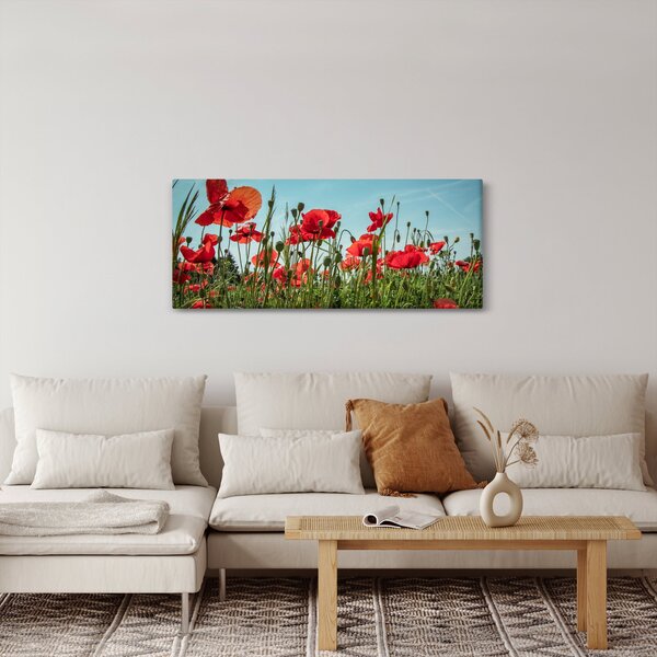 Kép - Pipacsos mező (120x50 cm)