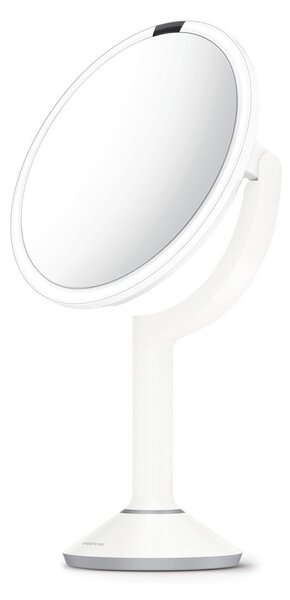 Kozmetikai tükör világítással-nagyítós (ötszörös) ø 20 cm Sensor Trio – simplehuman