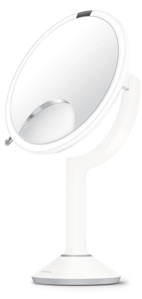 Kozmetikai tükör világítással-nagyítós (ötszörös) ø 20 cm Sensor Trio – simplehuman