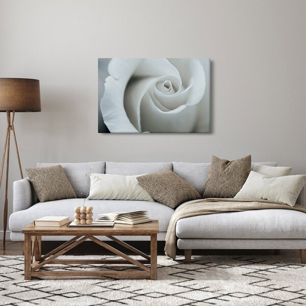 Kép - Fehér rózsa (90x60 cm)