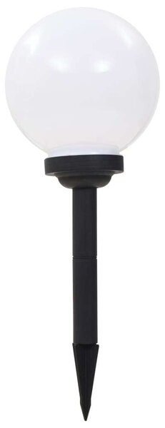 3 db napelemes kültéri led gömblámpa, 20 cm rgb