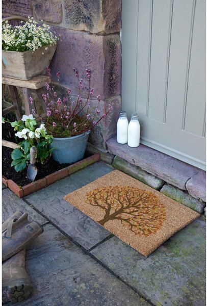 Kókuszrost lábtörlő 40x60 cm Autumnal Tree of Life – Artsy Doormats