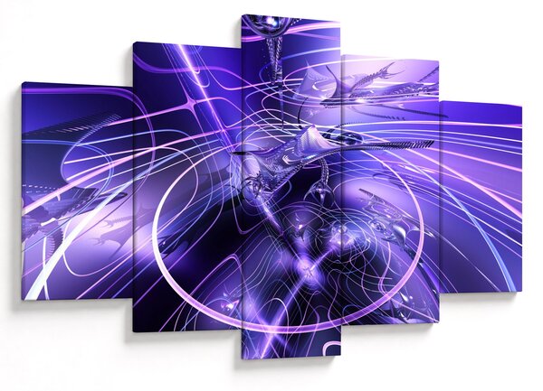 A technikai absztrakció képe (150x105 cm)