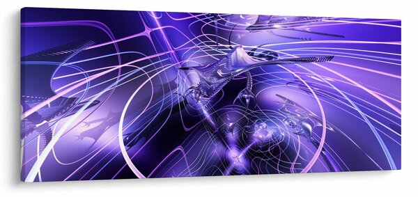 A technikai absztrakció képe (120x50 cm)