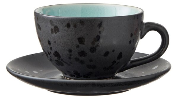Fekete-sötétkék kerámia csésze szett 4 db-os 240 ml Gastro Black/Mix – Bitz