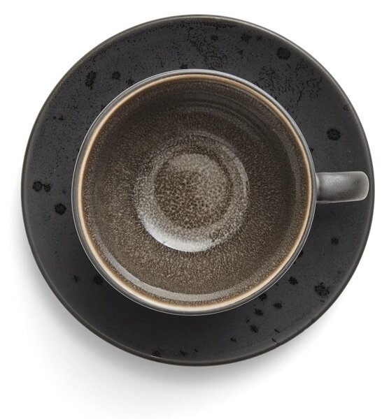 Fekete-sötétkék kerámia csésze szett 4 db-os 240 ml Gastro Black/Mix – Bitz