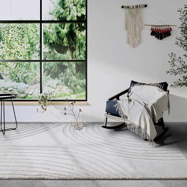 Krémszínű szőnyeg 80x120 cm Pigment Cream White – Elle Decoration