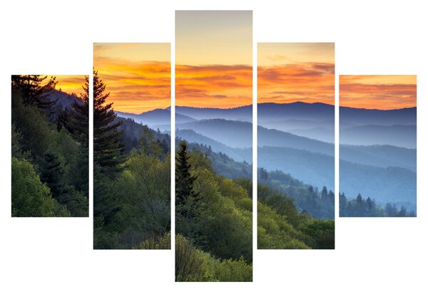 Kep - Vörös hajúak a hegyekben (150x105 cm)