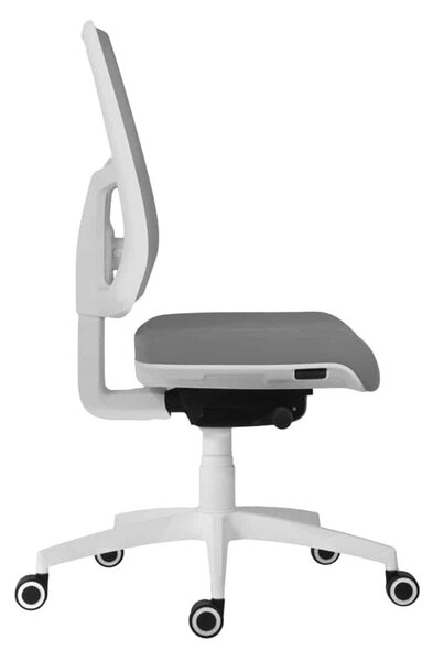 ANT-PURE net white modern forgószék deréktámasszal
