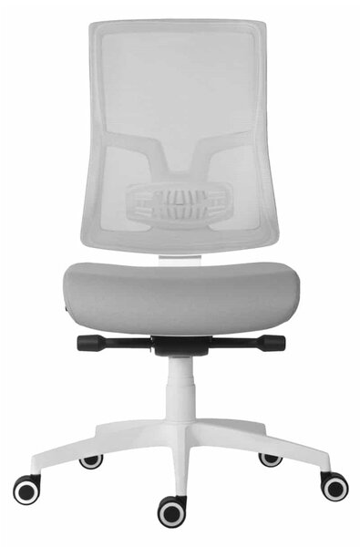 ANT-PURE net white modern forgószék deréktámasszal