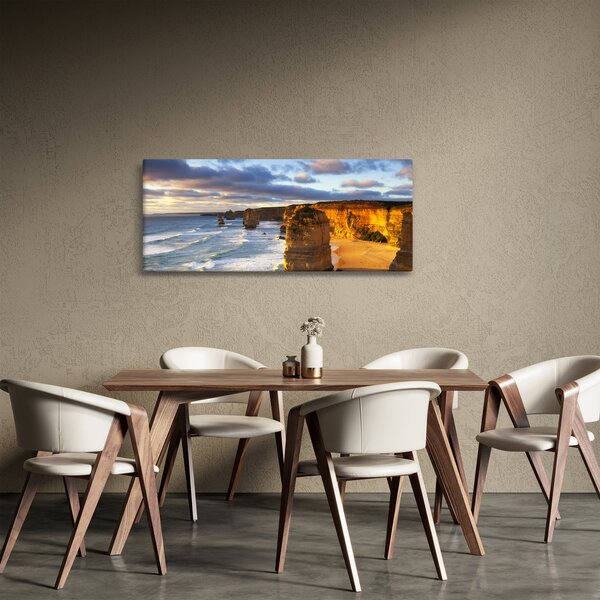 A tengeri sziklák képe (120x50 cm)