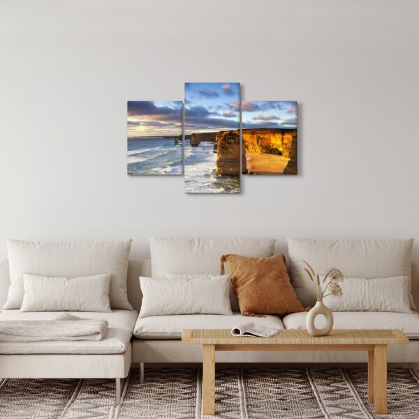 A tengeri sziklák képe (90x60 cm)