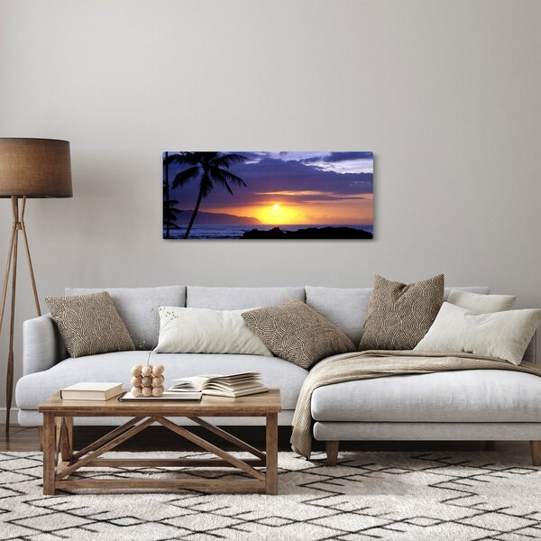 A naplemente képe a tenger felett (120x50 cm)