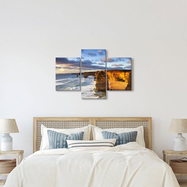 A tengeri sziklák képe (90x60 cm)