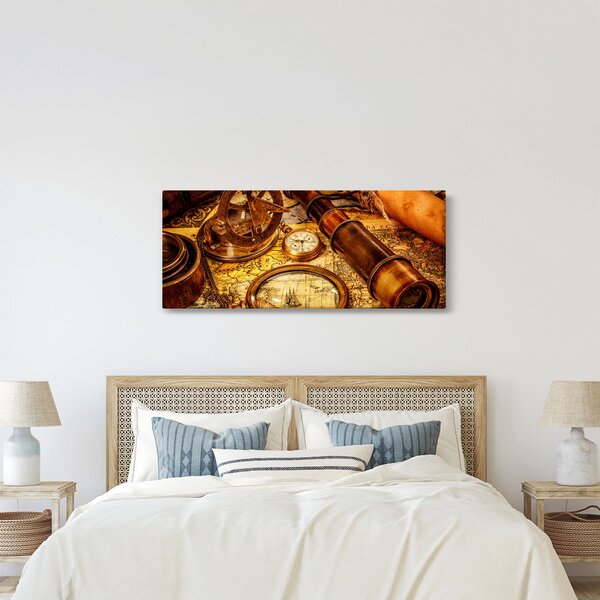 Kép - Tengerészek történelmi segédeszközei (120x50 cm)