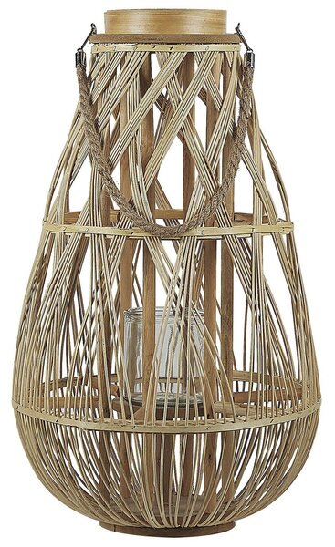 Lámpás TONGA Bambusz 56 cm Természetes