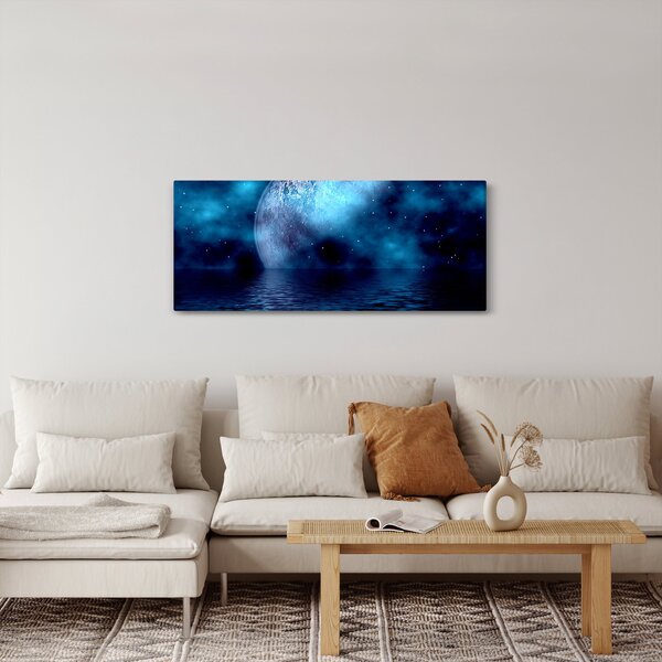 A hold képe a tenger felett (120x50 cm)