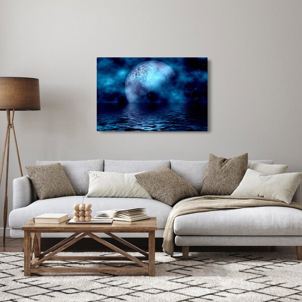 A hold képe a tenger felett (90x60 cm)