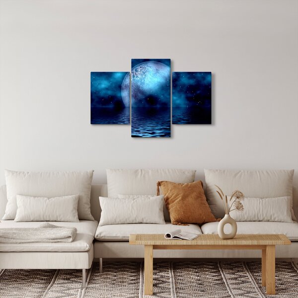A hold képe a tenger felett (90x60 cm)