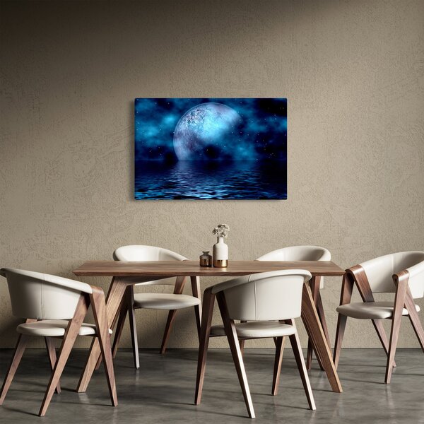 A hold képe a tenger felett (90x60 cm)